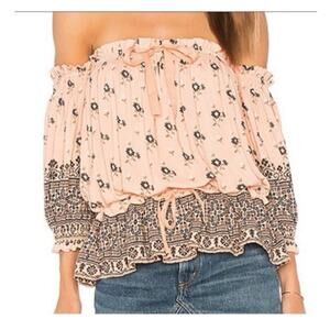 Spell and The Gypsy Lionheart Off Shoulder Blouse Size Small